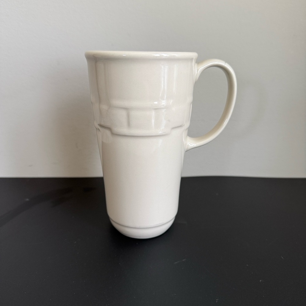 Longaberger Tall ivory Coffee Mug - Picture 2 of 6